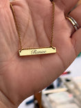 Load image into Gallery viewer, GP Name Bar Necklace