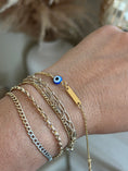 Load image into Gallery viewer, Blue Eye Bar Bracelet