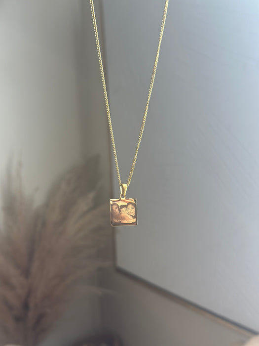 GP Squared Necklace
