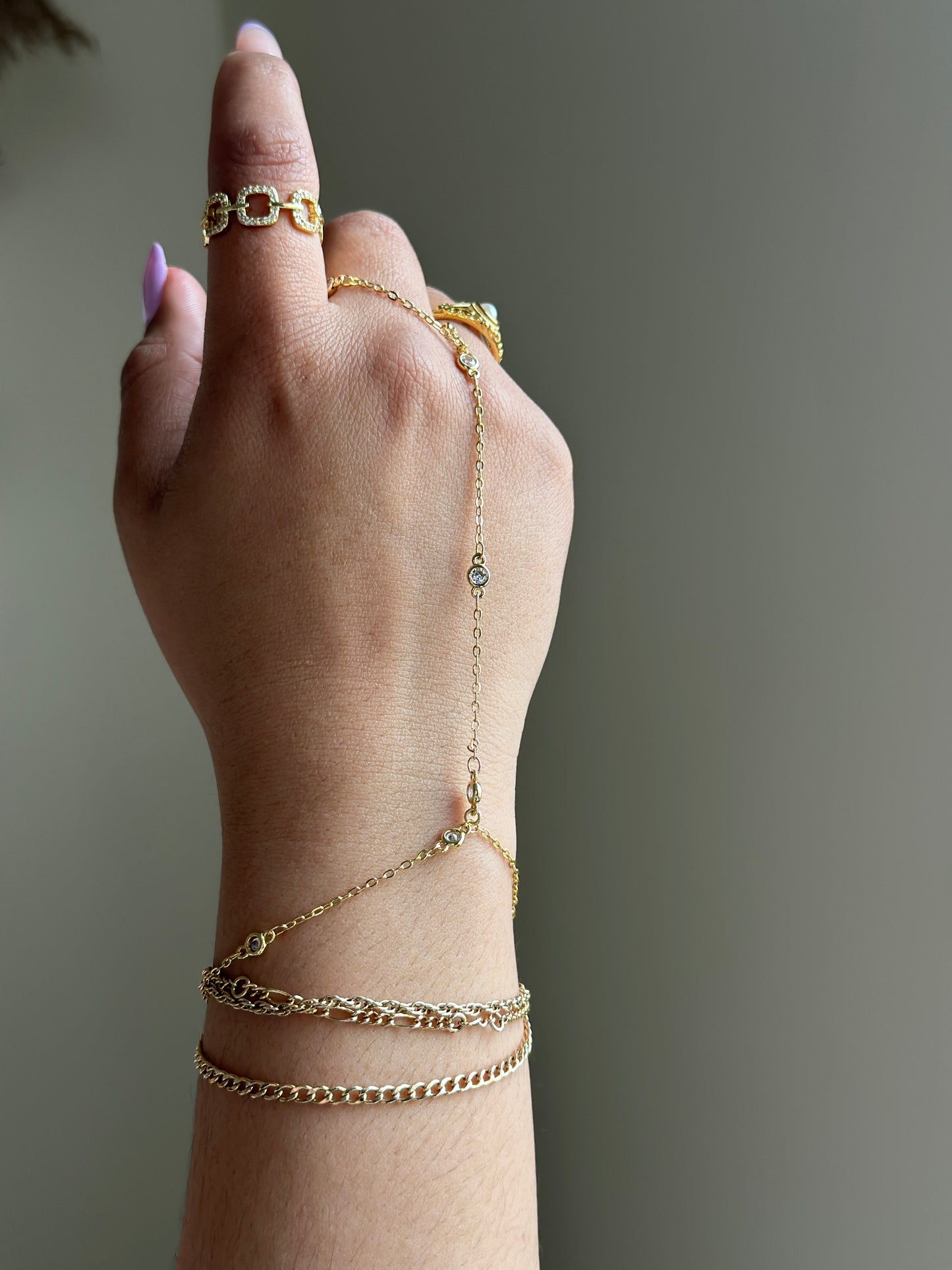 Athena Hand Chain Bracelet