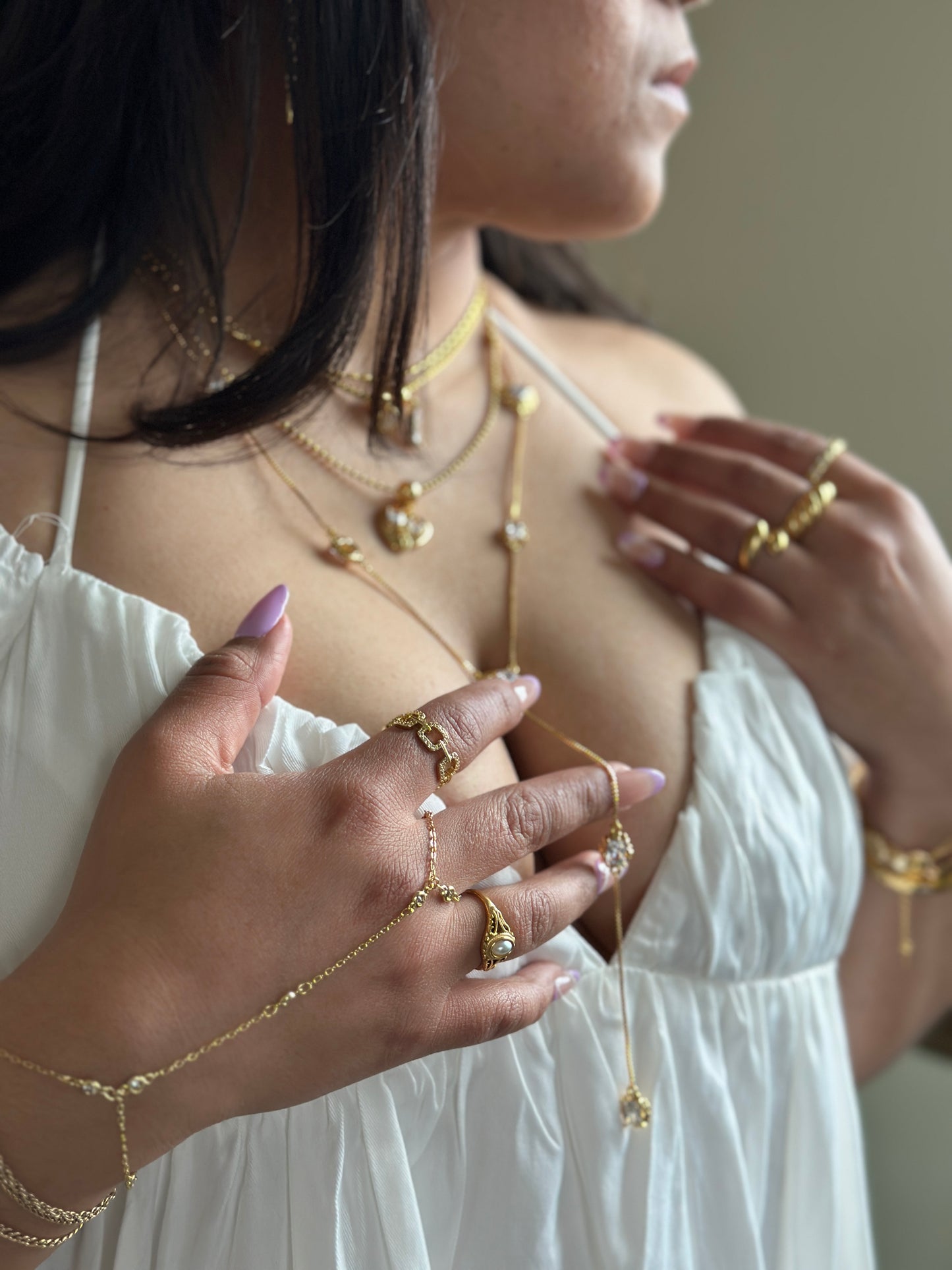 Athena Hand Chain Bracelet