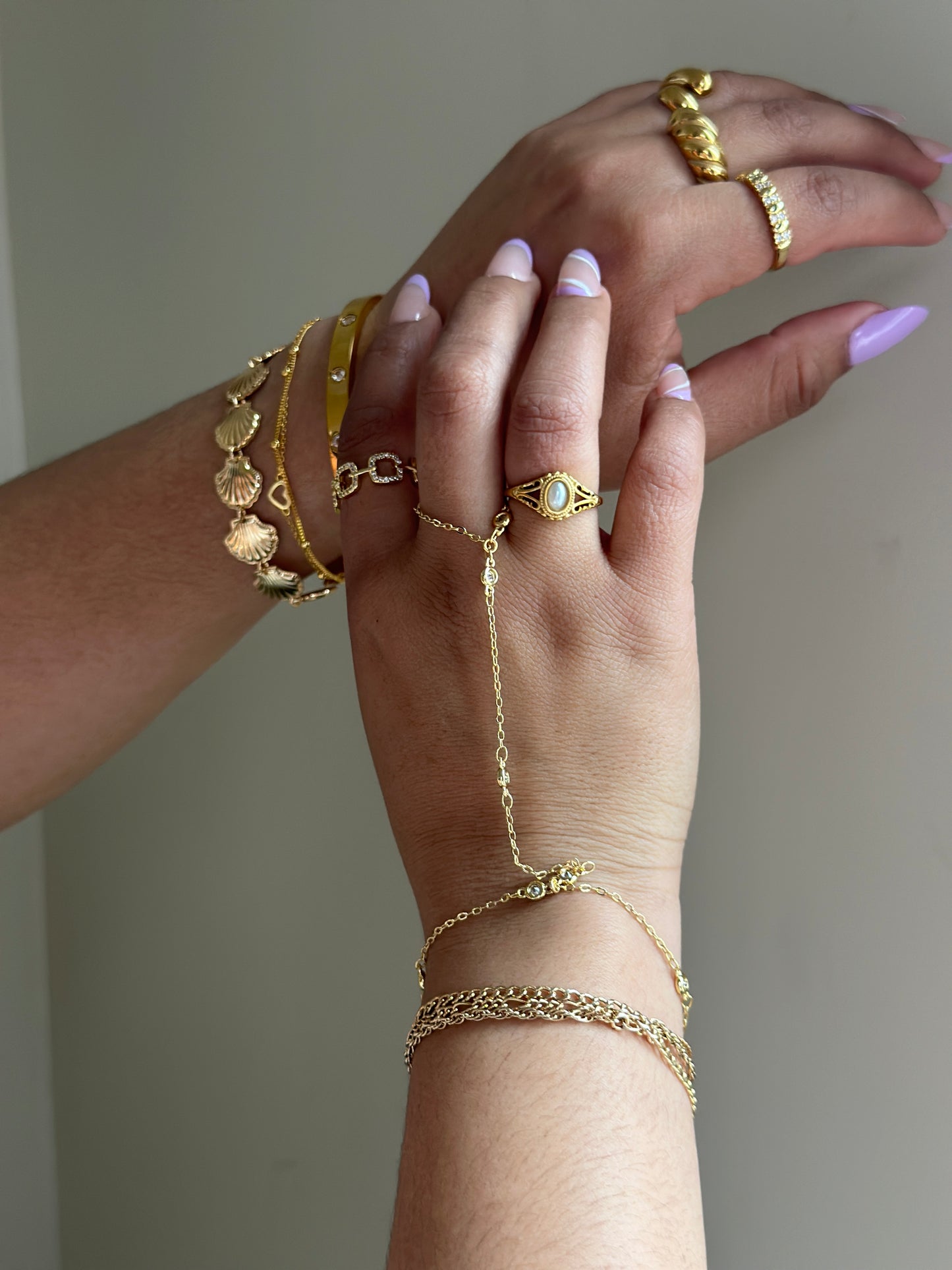 Athena Hand Chain Bracelet