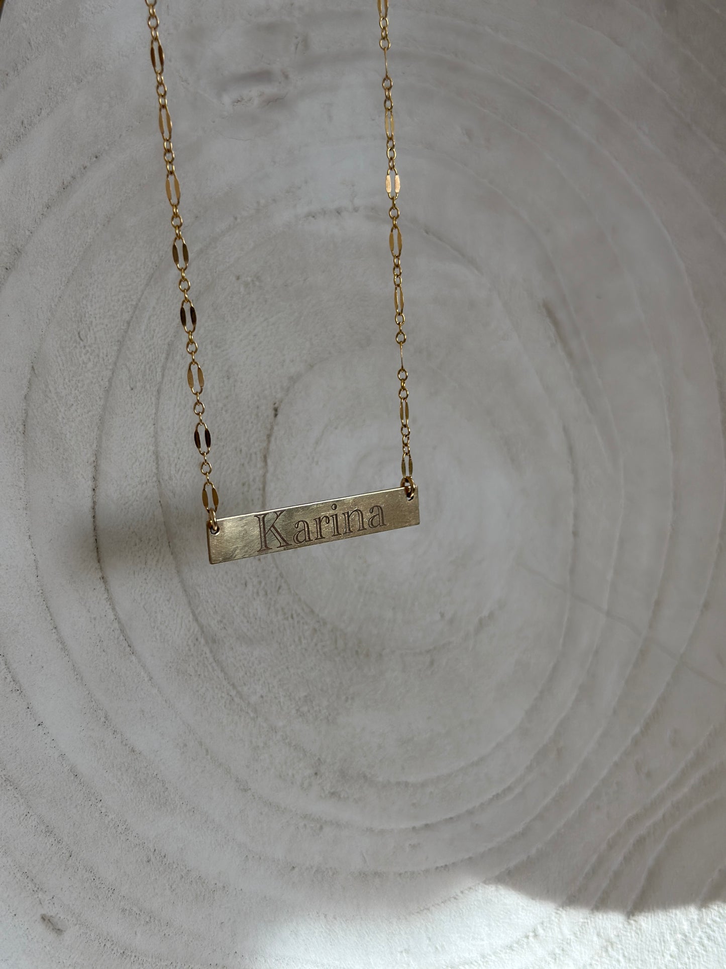 GF Bar Necklace