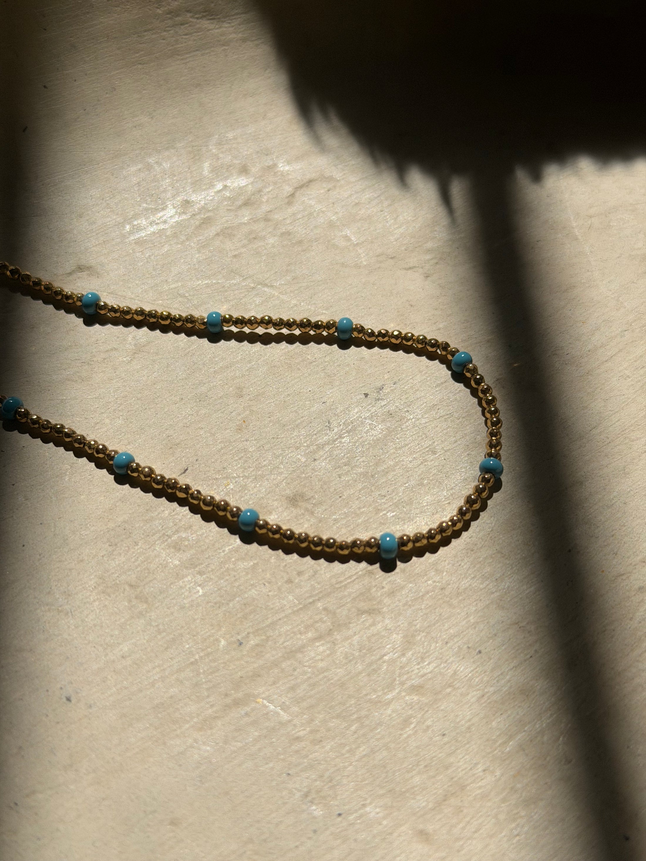 Turquoise Beads Necklace