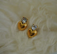 Load image into Gallery viewer, Rumy Small Heart Stud Earrings
