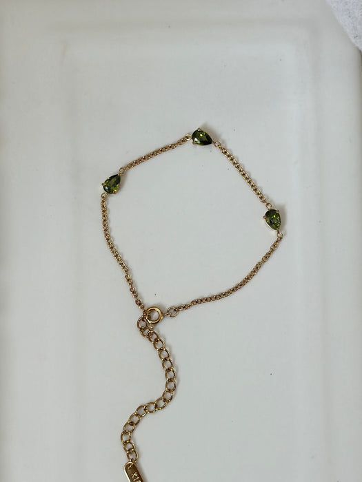 Olive Drops Bracelet