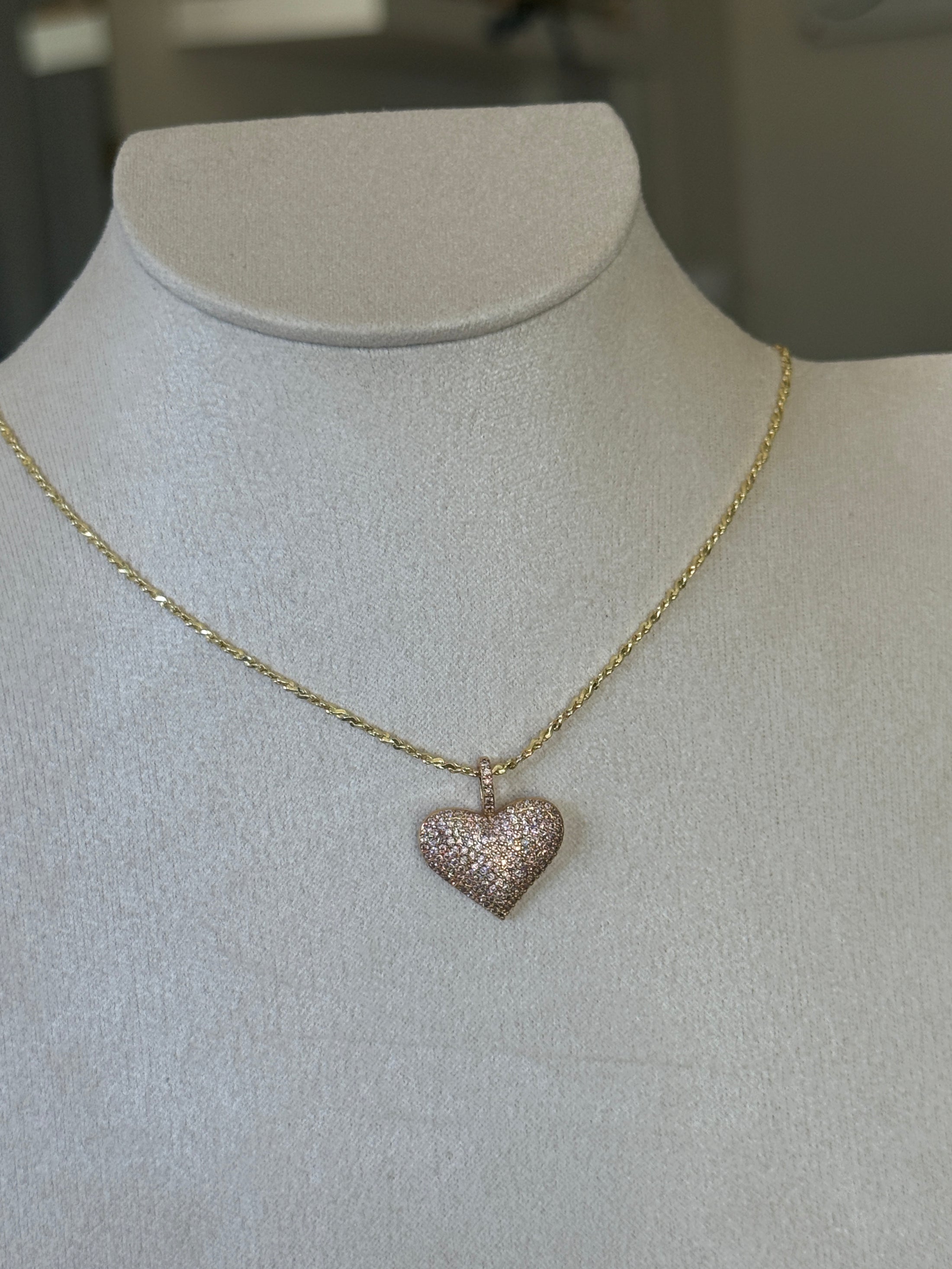 Shimmer Heart Necklace