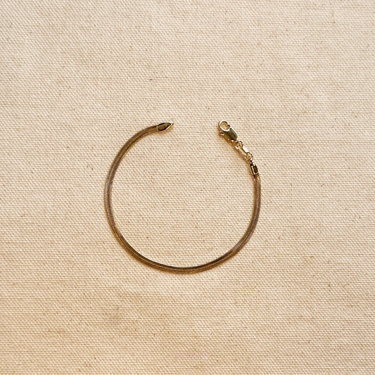 Dainty HerringBone Bracelet
