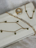Load image into Gallery viewer, Olive Drops Necklace
