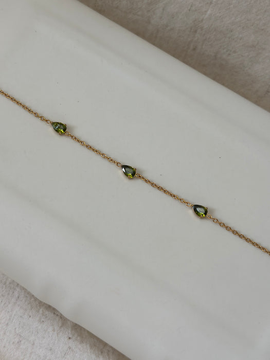 Olive Drops Bracelet