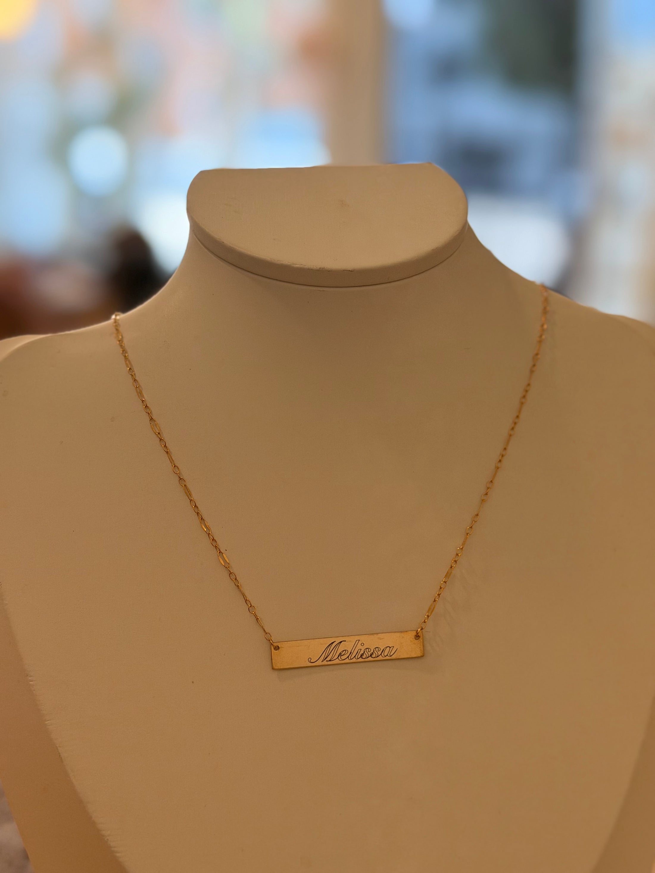 GF Bar Necklace