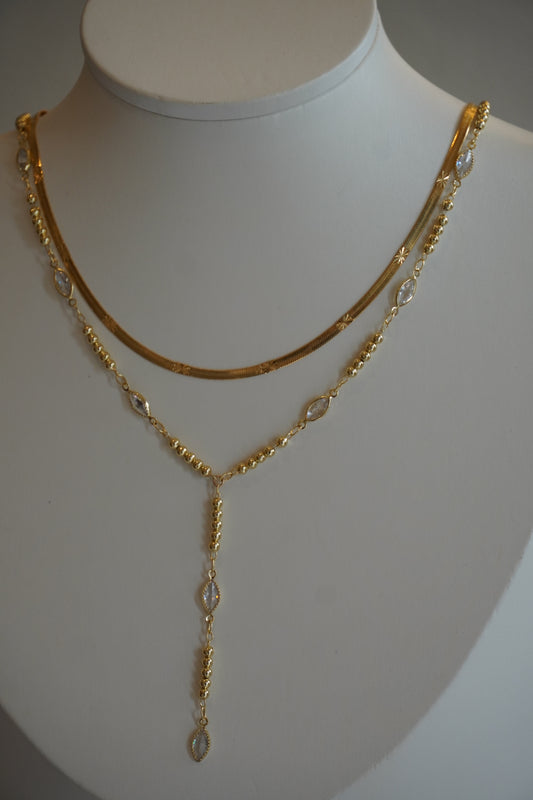 Luciana Lariat Necklace