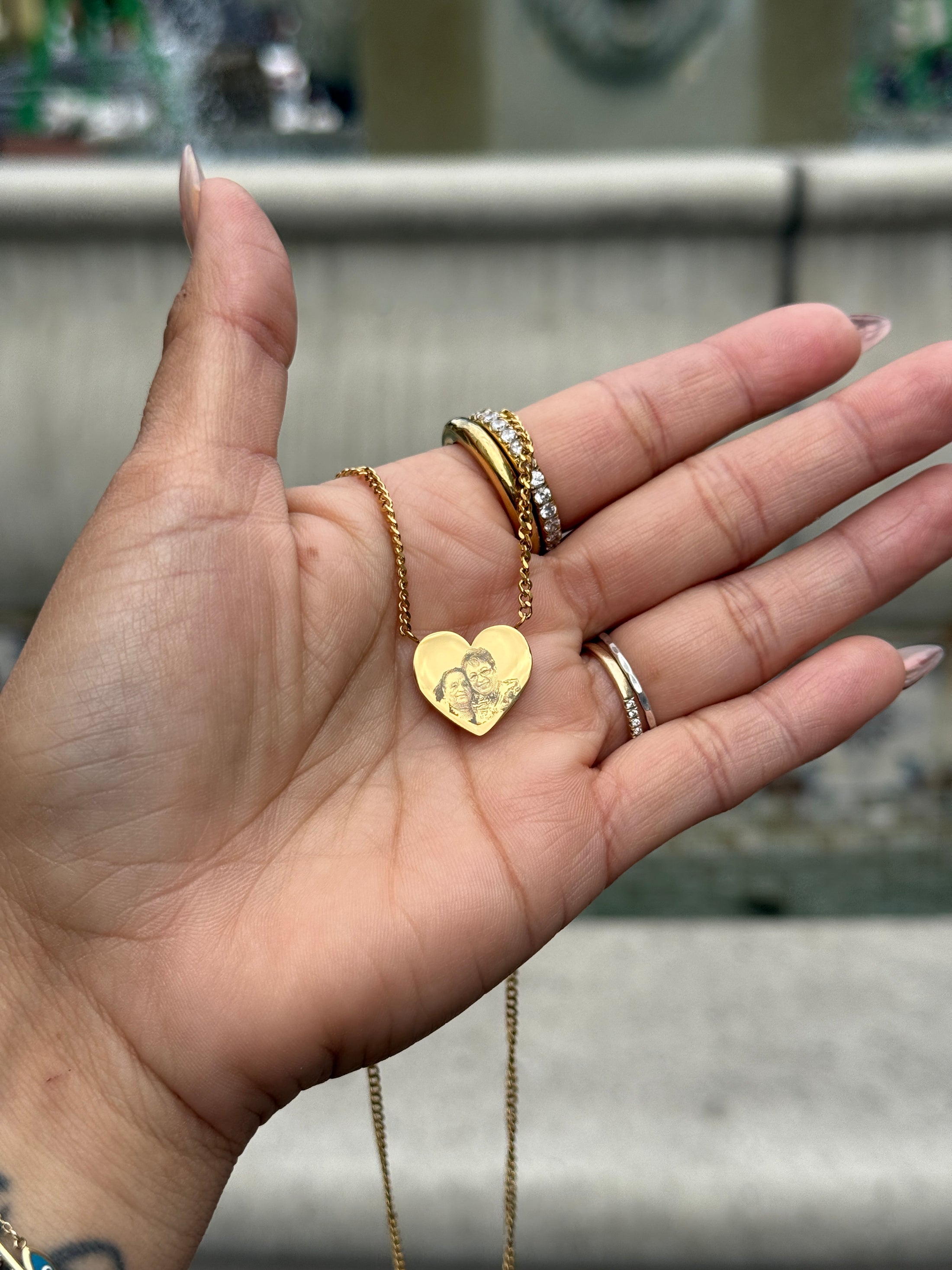 GP Connected Heart Necklace