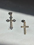 Load image into Gallery viewer, 14k Textured Cross Pendant
