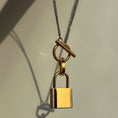 Load image into Gallery viewer, Two-Tone Lock Necklace
