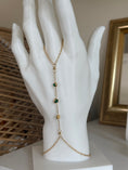 Load image into Gallery viewer, Emerald CZ Handchain
