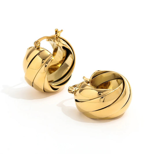 Goldie Lux Hoop Earrings