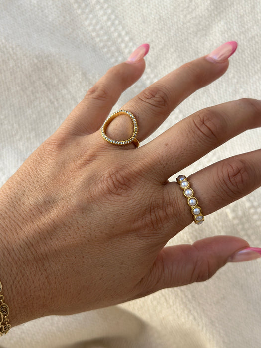All About Perlas Ring
