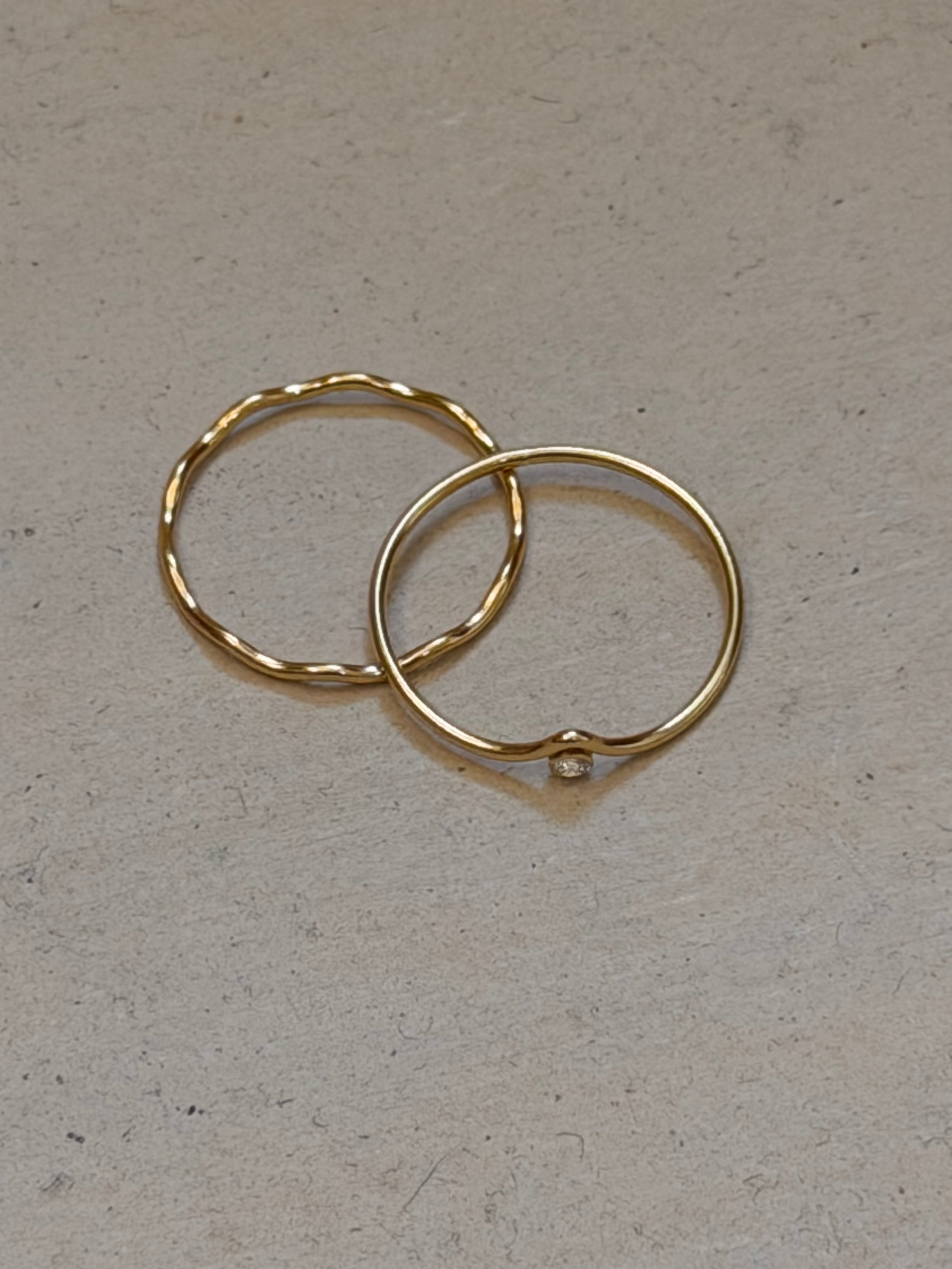 Dainty Drop Ring