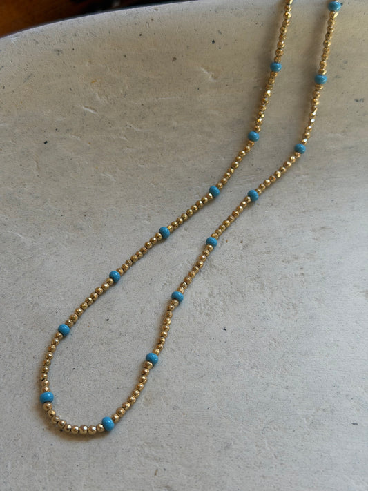 Turquoise Beads Necklace