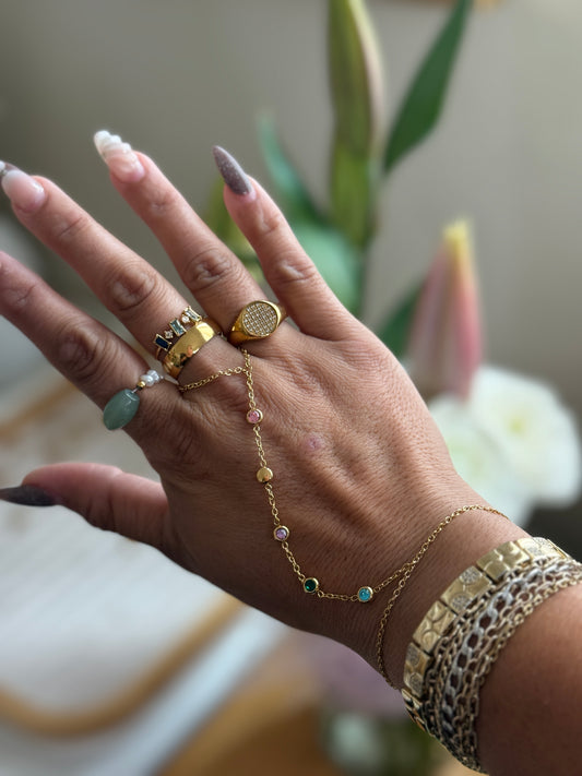 Summer Gems Handchain