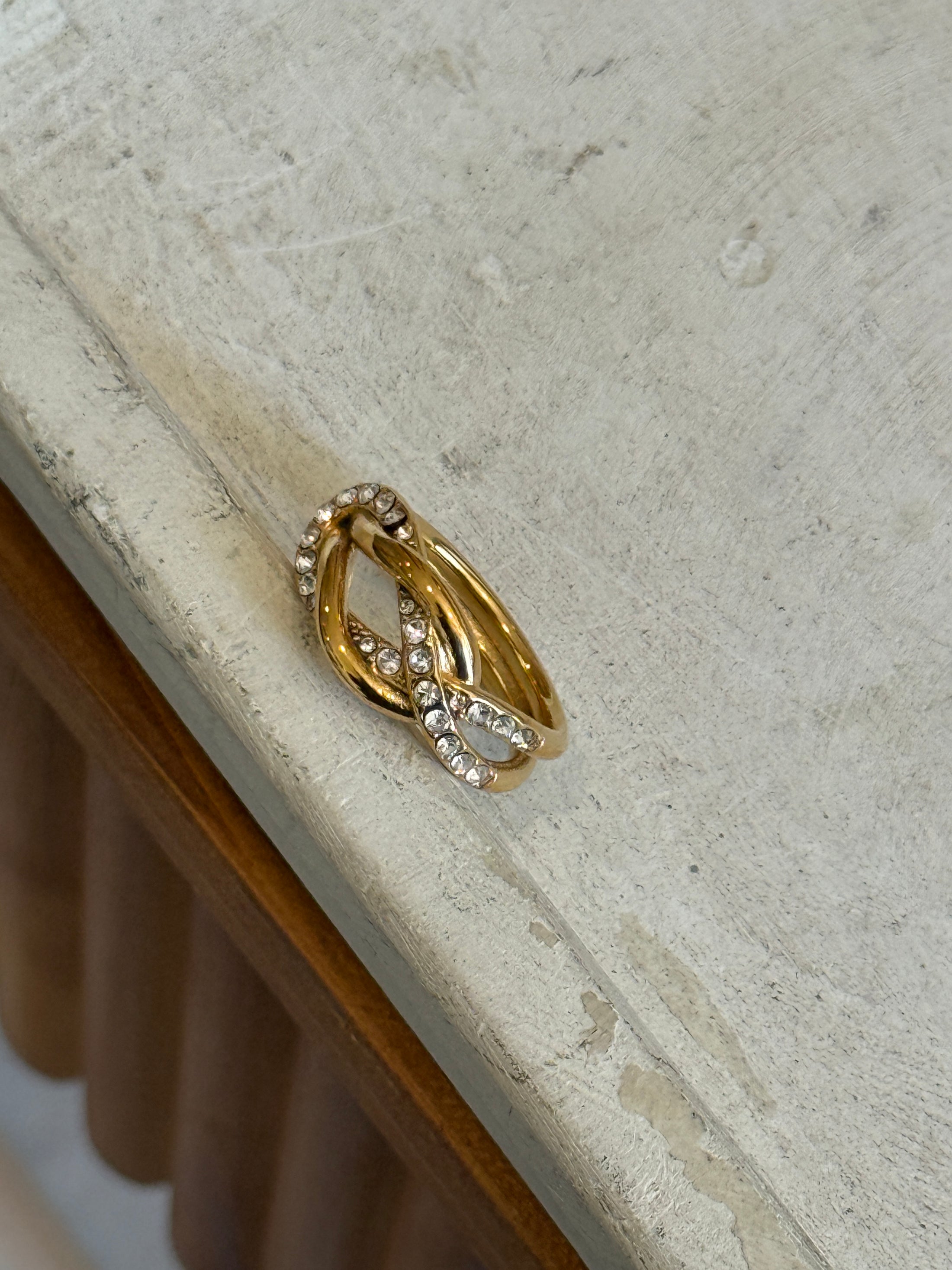Twist CZ Ring