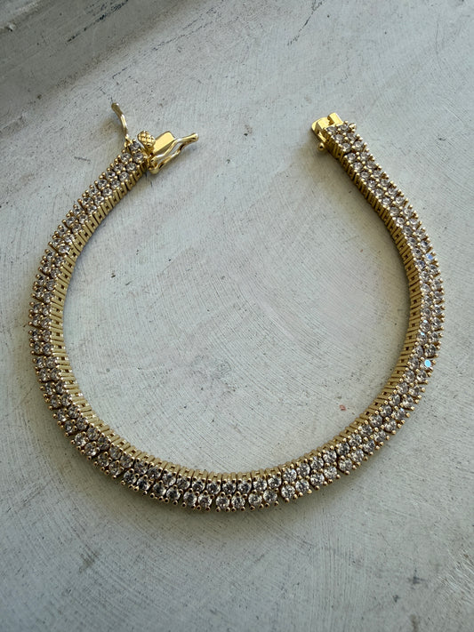 Double Link Tennis Bracelet