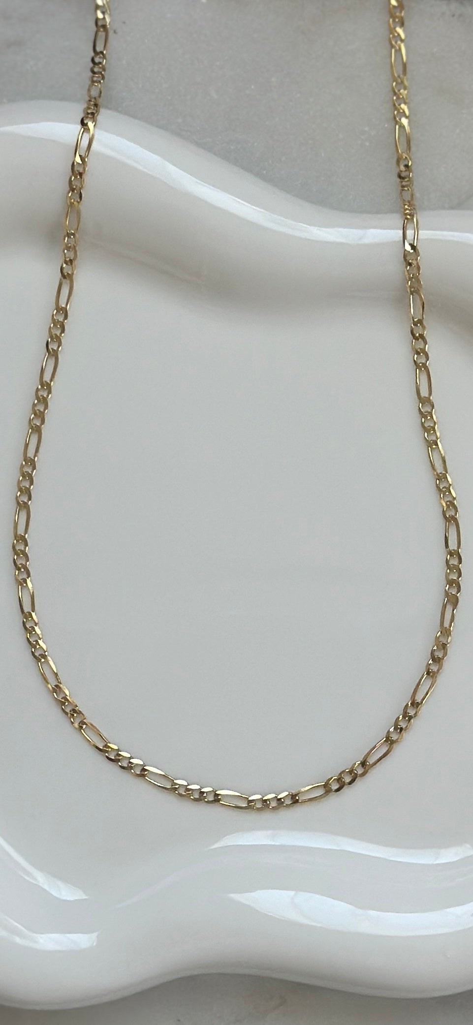 14K Figaro Chain