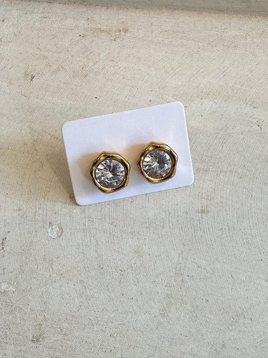 Round CZ Studs