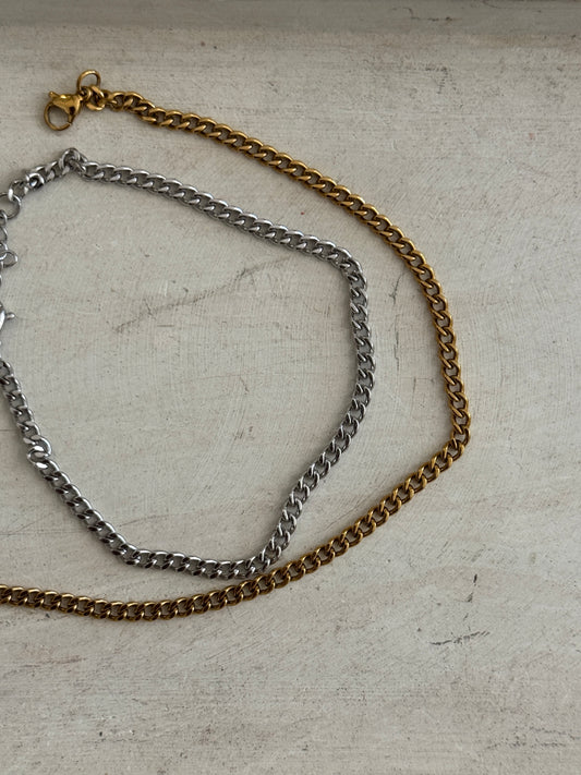 Curb Chain Anklets