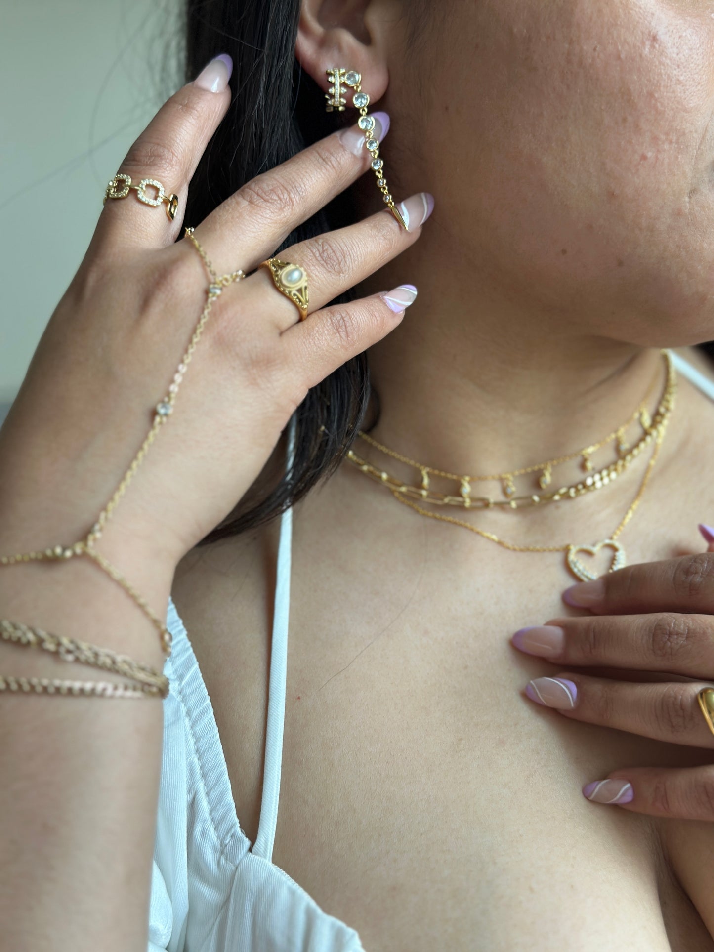 Athena Hand Chain Bracelet