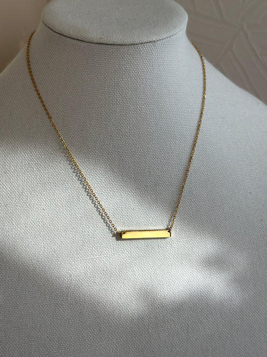 GP Minimal Bar Necklace