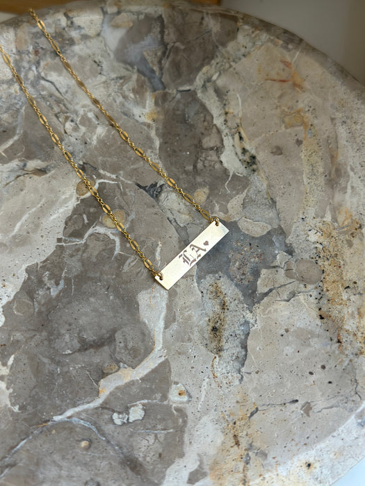 GF Bar Necklace