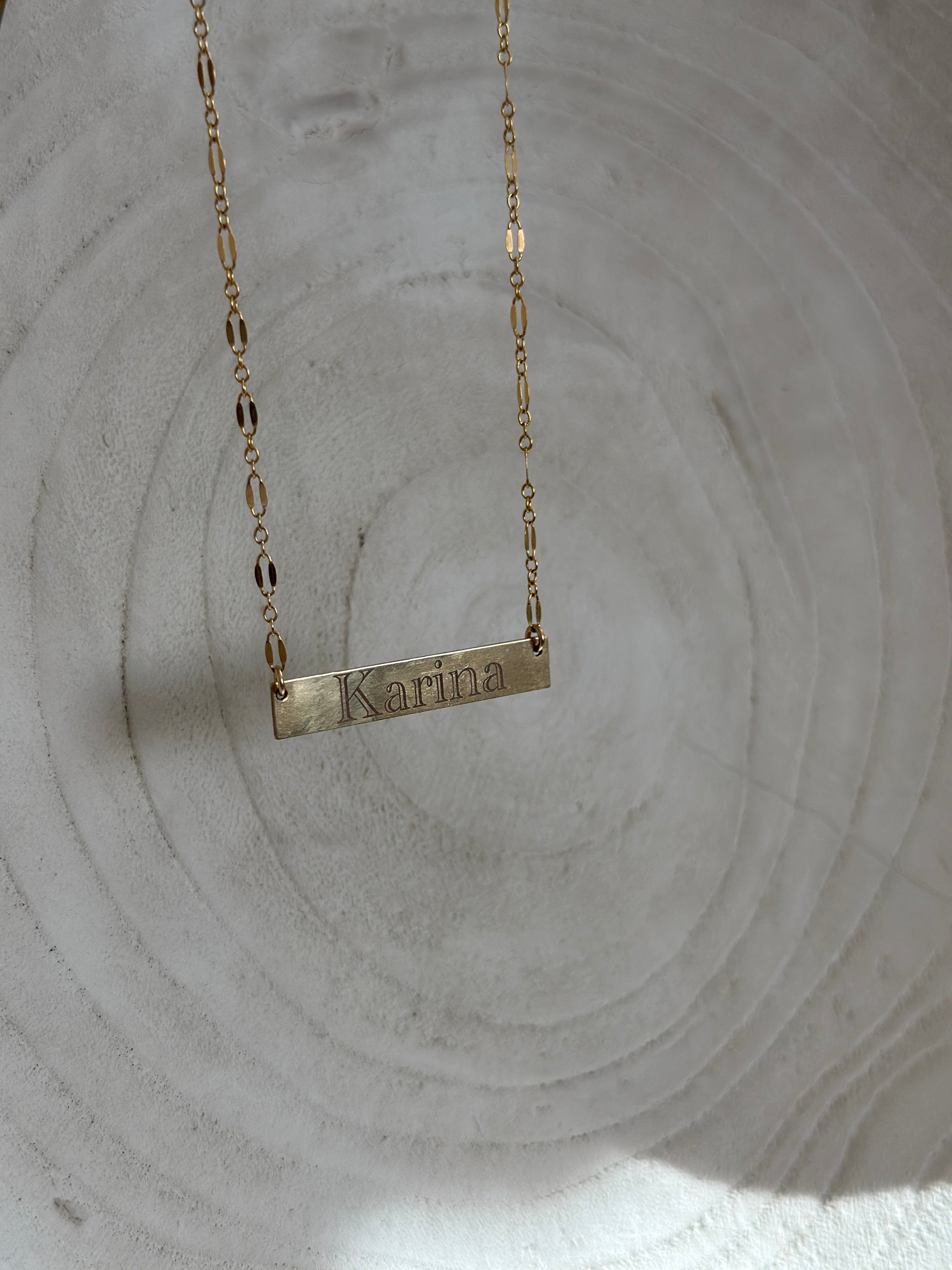 GF Bar Necklace